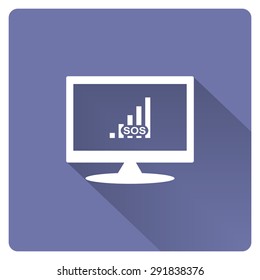 no signal, poor signal strength, signal strength indicator. icon. vector design