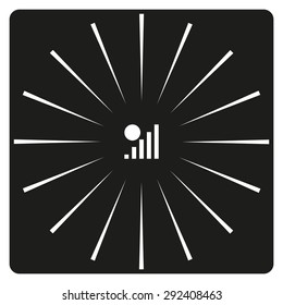 no signal, poor signal strength, signal strength indicator. icon. vector design
