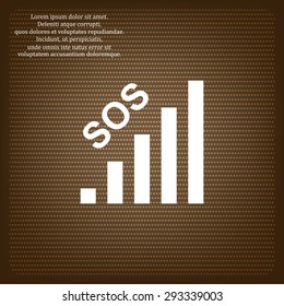 no signal, poor signal strength, signal strength indicator. icon. vector design