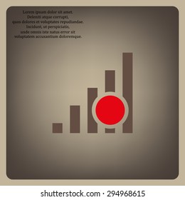 no signal, poor signal strength, signal strength indicator. icon. vector design