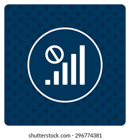 no signal, poor signal strength, signal strength indicator. icon. vector design