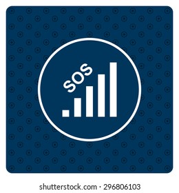 no signal, poor signal strength, signal strength indicator. icon. vector design