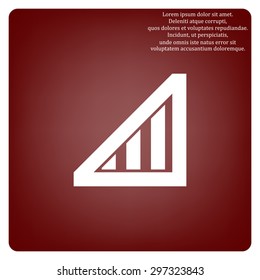 no signal, poor signal strength, signal strength indicator. icon. vector design