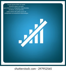 no signal, poor signal strength, signal strength indicator. icon. vector design