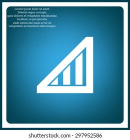 no signal, poor signal strength, signal strength indicator. icon. vector design
