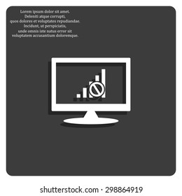 no signal, poor signal strength, signal strength indicator. icon. vector design