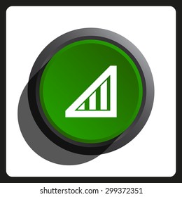 no signal, poor signal strength, signal strength indicator. icon. vector design