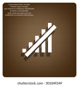 no signal, poor signal strength, signal strength indicator. icon. vector design