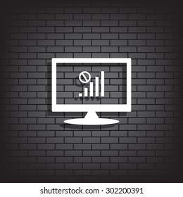 no signal, poor signal strength, signal strength indicator. icon. vector design