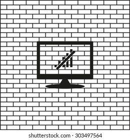 no signal, poor signal strength, signal strength indicator. icon. vector design