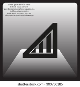 no signal, poor signal strength, signal strength indicator. icon. vector design