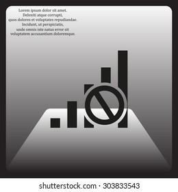 no signal, poor signal strength, signal strength indicator. icon. vector design