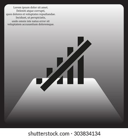 no signal, poor signal strength, signal strength indicator. icon. vector design