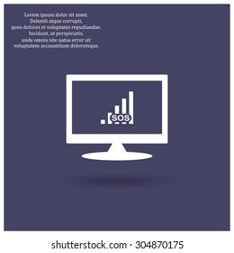 no signal, poor signal strength, signal strength indicator. icon. vector design