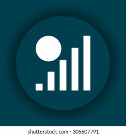 no signal, poor signal strength, signal strength indicator. icon. vector design