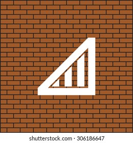 no signal, poor signal strength, signal strength indicator. icon. vector design