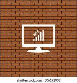 no signal, poor signal strength, signal strength indicator. icon. vector design