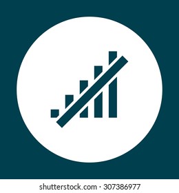 no signal, poor signal strength, signal strength indicator. icon. vector design