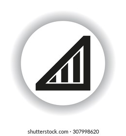 no signal, poor signal strength, signal strength indicator. icon. vector design