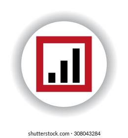 no signal, poor signal strength, signal strength indicator. icon. vector design