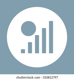 no signal, poor signal strength, signal strength indicator. icon. vector design