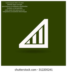no signal, poor signal strength, signal strength indicator. icon. vector design