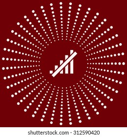 no signal, poor signal strength, signal strength indicator. icon. vector design