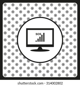 no signal, poor signal strength, signal strength indicator. icon. vector design