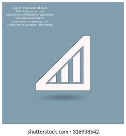 no signal, poor signal strength, signal strength indicator. icon. vector design