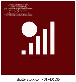 no signal, poor signal strength, signal strength indicator. icon. vector design