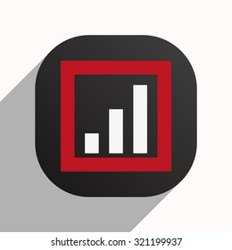 no signal, poor signal strength, signal strength indicator. icon. vector design
