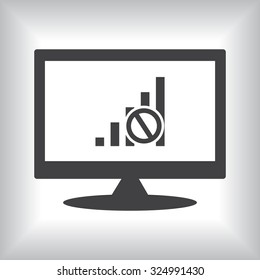 no signal, poor signal strength, signal strength indicator. icon. vector design
