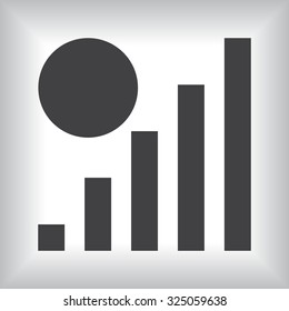 no signal, poor signal strength, signal strength indicator. icon. vector design