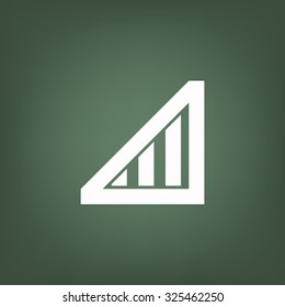 no signal, poor signal strength, signal strength indicator. icon. vector design