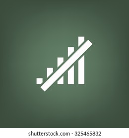 no signal, poor signal strength, signal strength indicator. icon. vector design