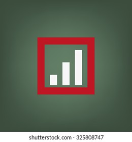 no signal, poor signal strength, signal strength indicator. icon. vector design