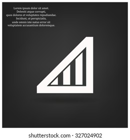 no signal, poor signal strength, signal strength indicator. icon. vector design