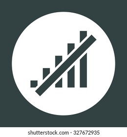no signal, poor signal strength, signal strength indicator. icon. vector design