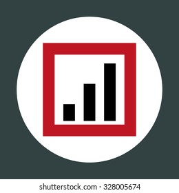 no signal, poor signal strength, signal strength indicator. icon. vector design