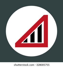 no signal, poor signal strength, signal strength indicator. icon. vector design