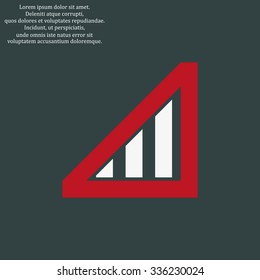 no signal, poor signal strength, signal strength indicator. icon. vector design