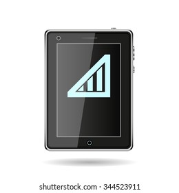 no signal, poor signal strength, signal strength indicator. icon. vector design