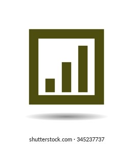 no signal, poor signal strength, signal strength indicator. icon. vector design