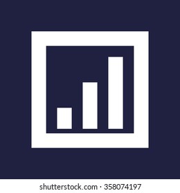 no signal, poor signal strength, signal strength indicator icon, vector illustration. Flat design style