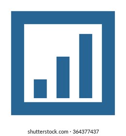 no signal, poor signal strength, signal strength indicator icon, vector illustration. Flat design style