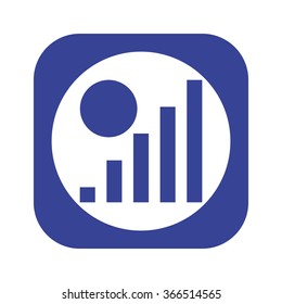 no signal, poor signal strength, signal strength indicator icon, vector illustration. Flat design style