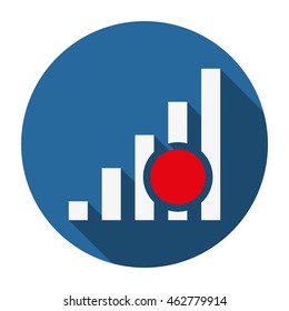 no signal, poor signal strength, signal strength indicator. icon. vector design