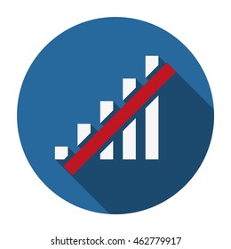 no signal, poor signal strength, signal strength indicator. icon. vector design