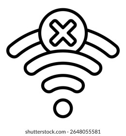 No Signal Simple Vector Icon Collection