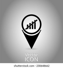 No signal strength indicators. Flat design style. Made in vector